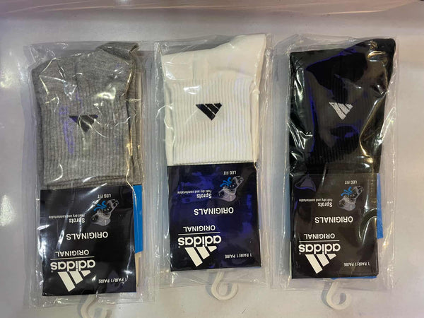 ADIDAS high ankle socks mix white black grey
