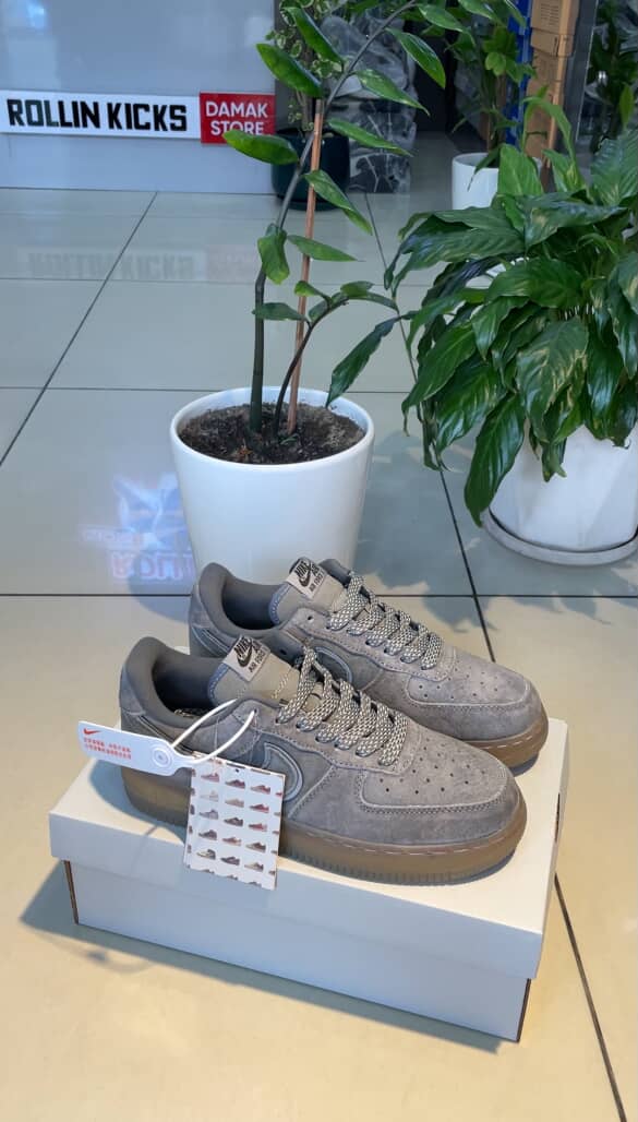 Air Force 1 low Full Grey Suede